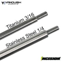 Incision Wraith 1/4" Stainless Steel Drag Link And Tie Rod Kit