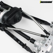 Incision Yeti 1/4 Stainless Steel Rear Upper Suspension Link Kit