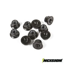 Incision 4mm Flanged Wheel Lock Nuts (1)