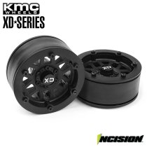 Incision 1.9 KMC XD229 Machete Black Plastic Bead Lock Wheels