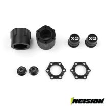 Incision 1.9 KMC XD229 Machete Black Plastic Bead Lock Wheels