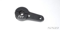 25T Clamping Aluminum Servo Horn (Black)