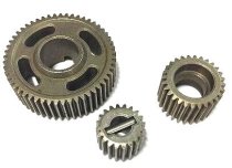 Steel transmission gear set (20T, 28T, 53T) and pin