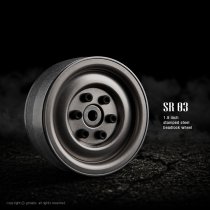 1.9 SR03 Uncoated Steel BeadLock Wheels (2)
